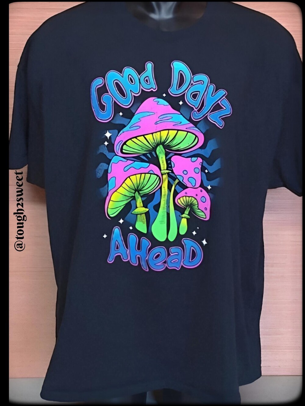 🆕️RETRO BOHO HIPPIE 70'S"GOOD DAYZ AHEAD" MEN'S XL RETRO, T'SHIRT